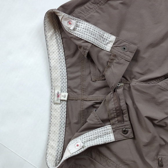 L.L. Bean Comfort Trail Nylon Crop Pants 8P Gray - Picture 3 of 16